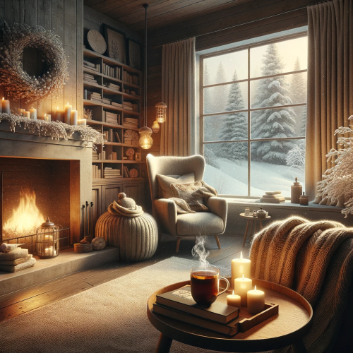 DALL·E 2024-01-29 21.12.12 – Create a serene and cozy winter scene that encapsulates the essence of wellness and relaxation, without any reference to specific substances. Imagine